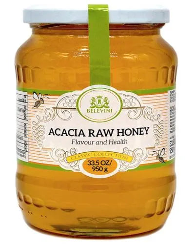BELEVINI ACACIA RAW HONEY 950gr (2.1lb)