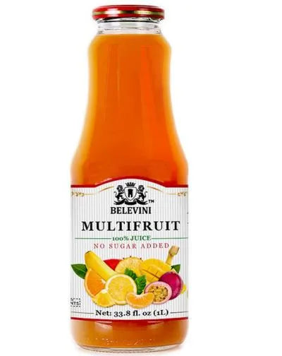 BELEVINI MULTIFRUIT JUICE NO SUGAR ADDED 1lt