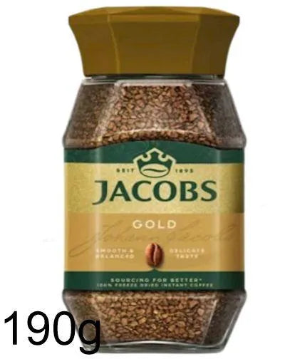 JACOBS GOLD INSTANT COFFEE 190gr
