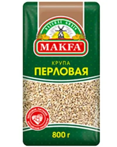 MAKFA PEARL BARLEY (PERLOVKA) 800gr.