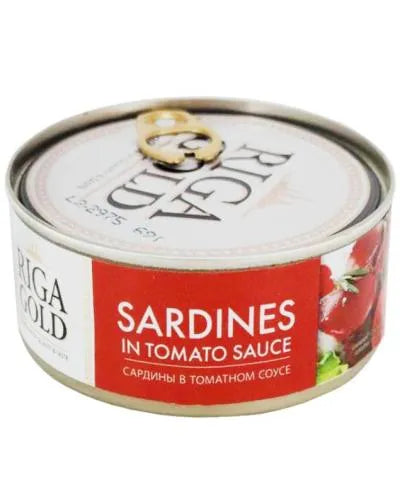 RIGA GOLD ATLANTIC SARDINES IN TOMATO SAUCE 240gr