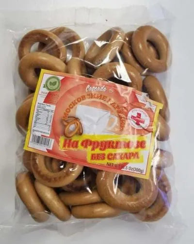 SLADKIY DOM DRY BAGELS ON FRUCTOSE (SUGAR FREE SUSHKI) 300gr
