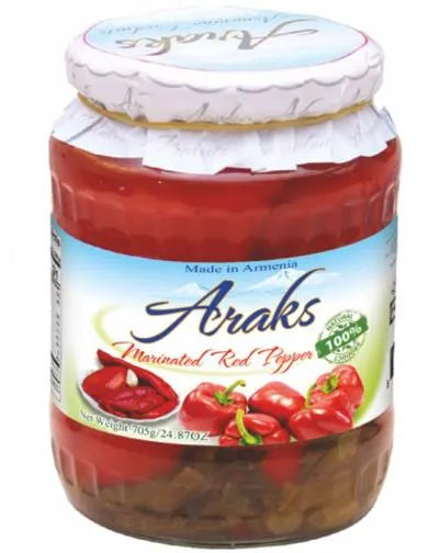 ARAKS MARINATED RED PEPPERS 700gr