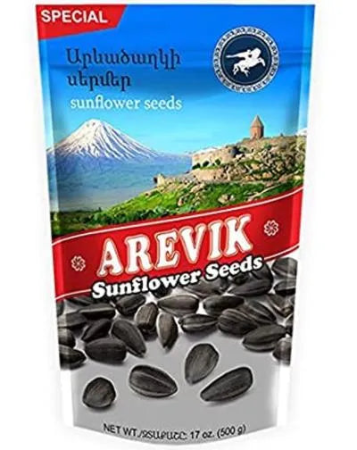 Arevik Classic  Roasted Sunflower Seeds 500gr