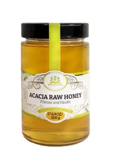 BELEVINI ACACIA RAW HONEY 500gr