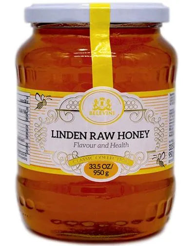 BELEVINI LINDEN RAW HONEY 950gr (2.1lb)