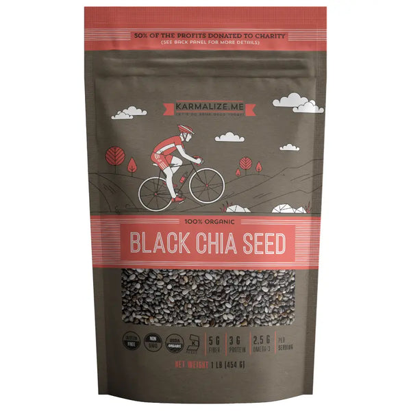 ORGANIC BLACK CHIA SEEDS 1lb