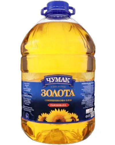CHUMAK RAFINATED SUNFLOWER OIL 5lt