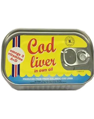 TREELINE COD LIVER ICELAND 120gr
