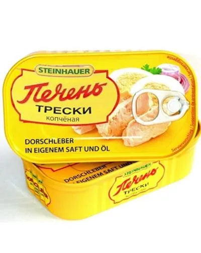 STEINHAUER COD LIVER IN OIL 121gr