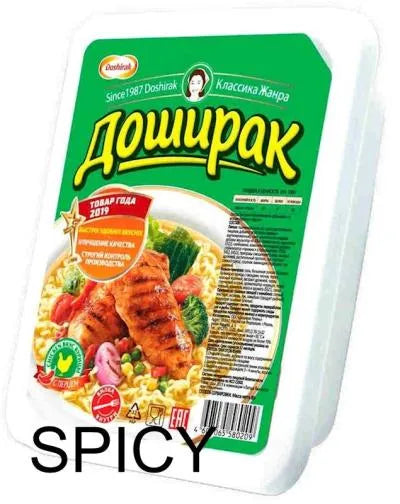 DOSHIRAK CHICKEN TASTE INSTANT SPICY NOODLE SOUP 90gr