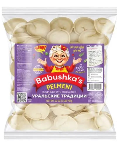 BABUSHKA'S DUMPLINGS URALSKIE TRADITSII PELMENI (PORK&BEEF) 2lb