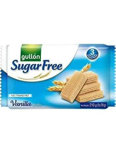 GULLON WAFERS VANILLA SUGAR FREE 180gr