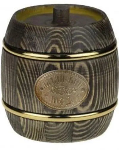 "ZOLOTO ALTAY" NATURAL HONEY IN WOODEN BARREL 2.2 Lb (BLACK)