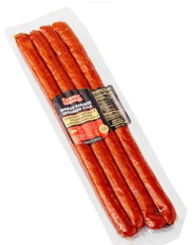 GRANTE SAUSAGE UKRAINIAN STYLE SMOKED PORK KABANOS (1-1.2lb)