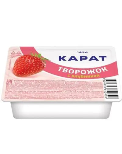 KARAT FARMER CHEESE DESSERT STRAWBERRY TASTE 230gr
