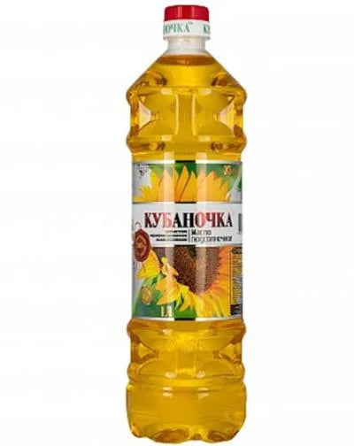 KUBANOCHKA UNREFINATED SUNFLOWER OIL 1lt