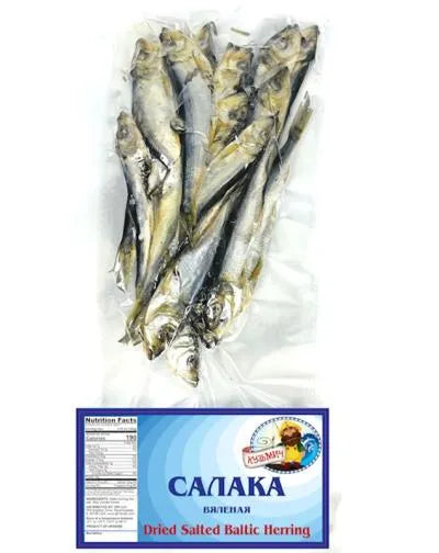 KUZMICH DRIED SALTED BALTIK HERRING (SALAKA) 0.3-0.5lb