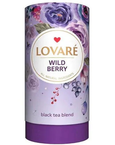 LOVARE BLAKC TEA BLEND "WILD BERRY" 80gr