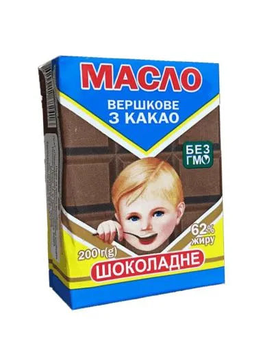PERVOMAYSKIY CHOCOLATE BUTTER 62% 180gr