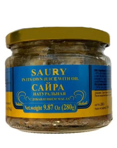 RIGA GOLD SAURY IN ITS OWN JUICE AND OIL 280gr