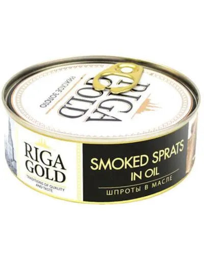RIGA GOLD SMOKED SPRATS IN OIL 240gr