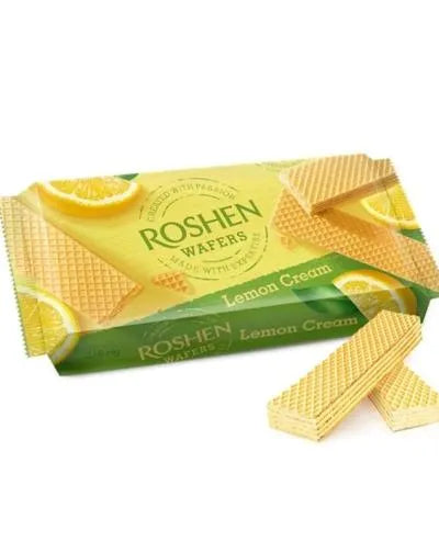ROSHEN WAFERS WITH LEMON CREAM FILLING 216gr