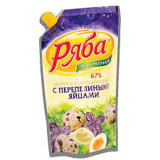 RYABA MAYONNAISE WITH QUAIL EGGS 372gr