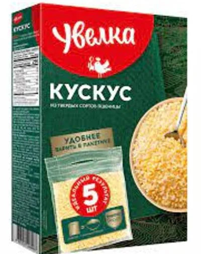 UVELKA COUSCOUS IN FAST BOILING BAGS 5X80gr