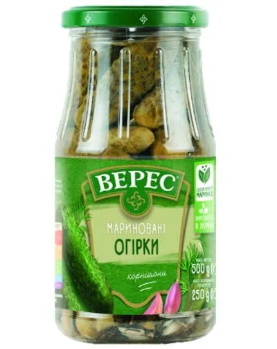 VERES PICKLED CORNICHONS 500gr